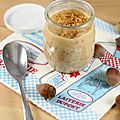Riz au lait au miel & au pralin
