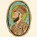 Portrait de shah jahan dans sa vieillesse, inde, empire moghol (1526-1857)
