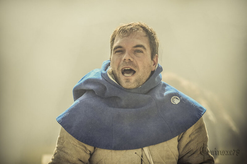 Arrivée de la Maisnie de l'Hermine au château de Tiffauges 