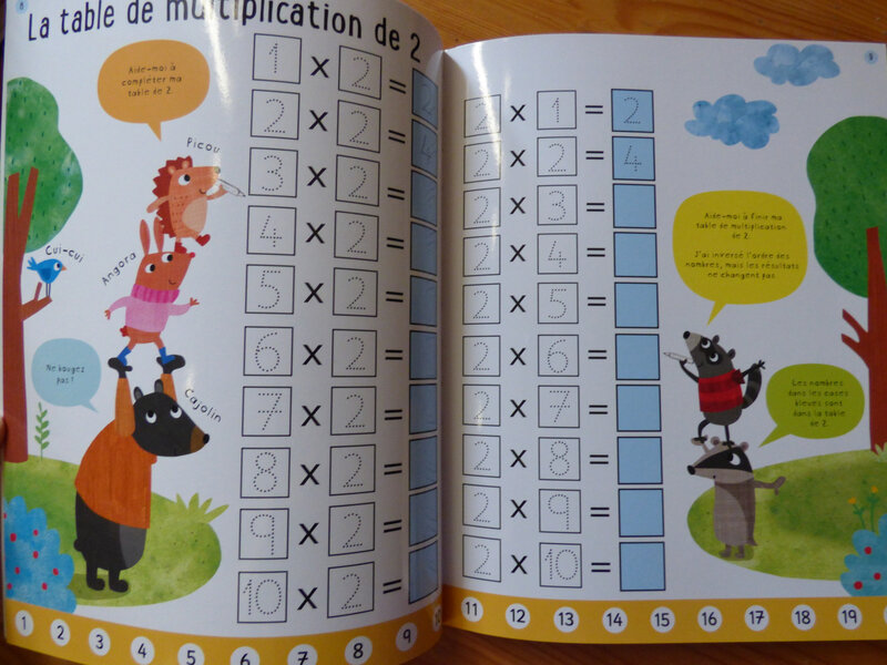 Les tables de multiplication Activités effaçables (1)