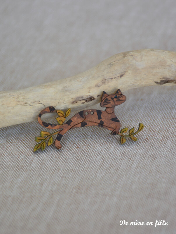 chat sur une branche