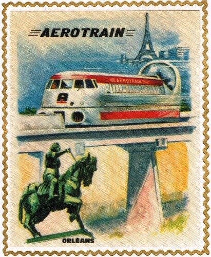 FDC Aérotrain 1er jour 7 mars 1970 R