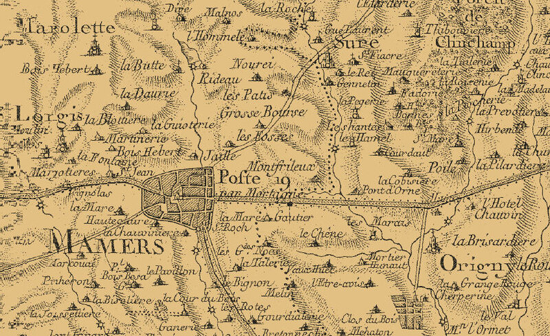 Le 11 octobre 1790 à Mamers : délimitation des districts de Mamers et Bellême.