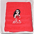 Serviette de douche personnalisée MOANA