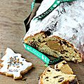 Christollen ou stollen de noël