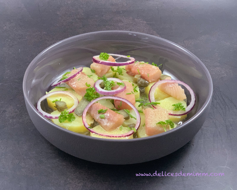 Salade de pommes de terre au hareng fumé 4