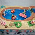 gâteau piscine