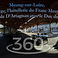 Meung-sur-loire, auberge, l’hôtellerie du franc meunier -altercation de d’artagnan avec le duc de rochefort 