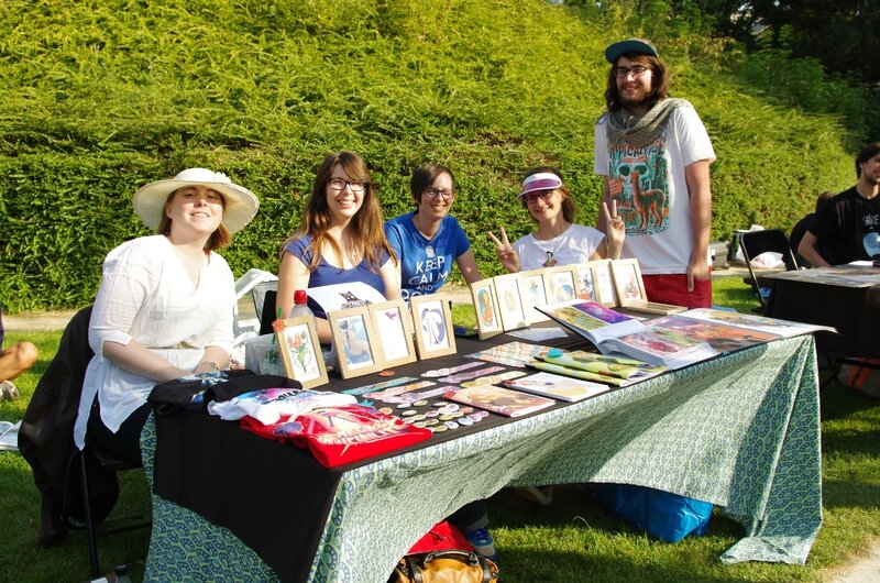Stand du collectif Pin Up