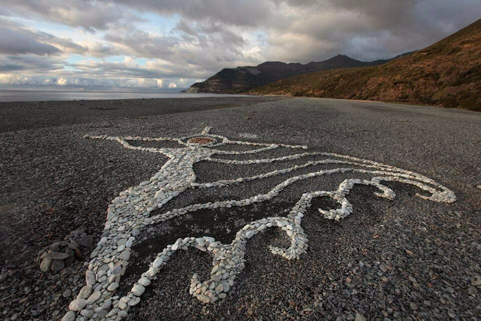 Sur La Plage De Nonza Kalliste Galets Peints Lart De