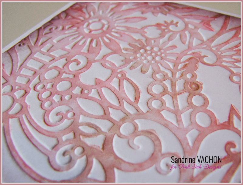 Stencil ON THE VERGE Sandrine VACHON Pink Ink Designs (2)