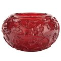 Chinese Red Glass Water Pot, Qing Dynasty