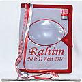 Protége carnet de santè personnalisé PORTE PHOTO RAHIM