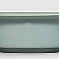 A rare Longquan celadon brush washer, Southern Song dynasty (1127-1279