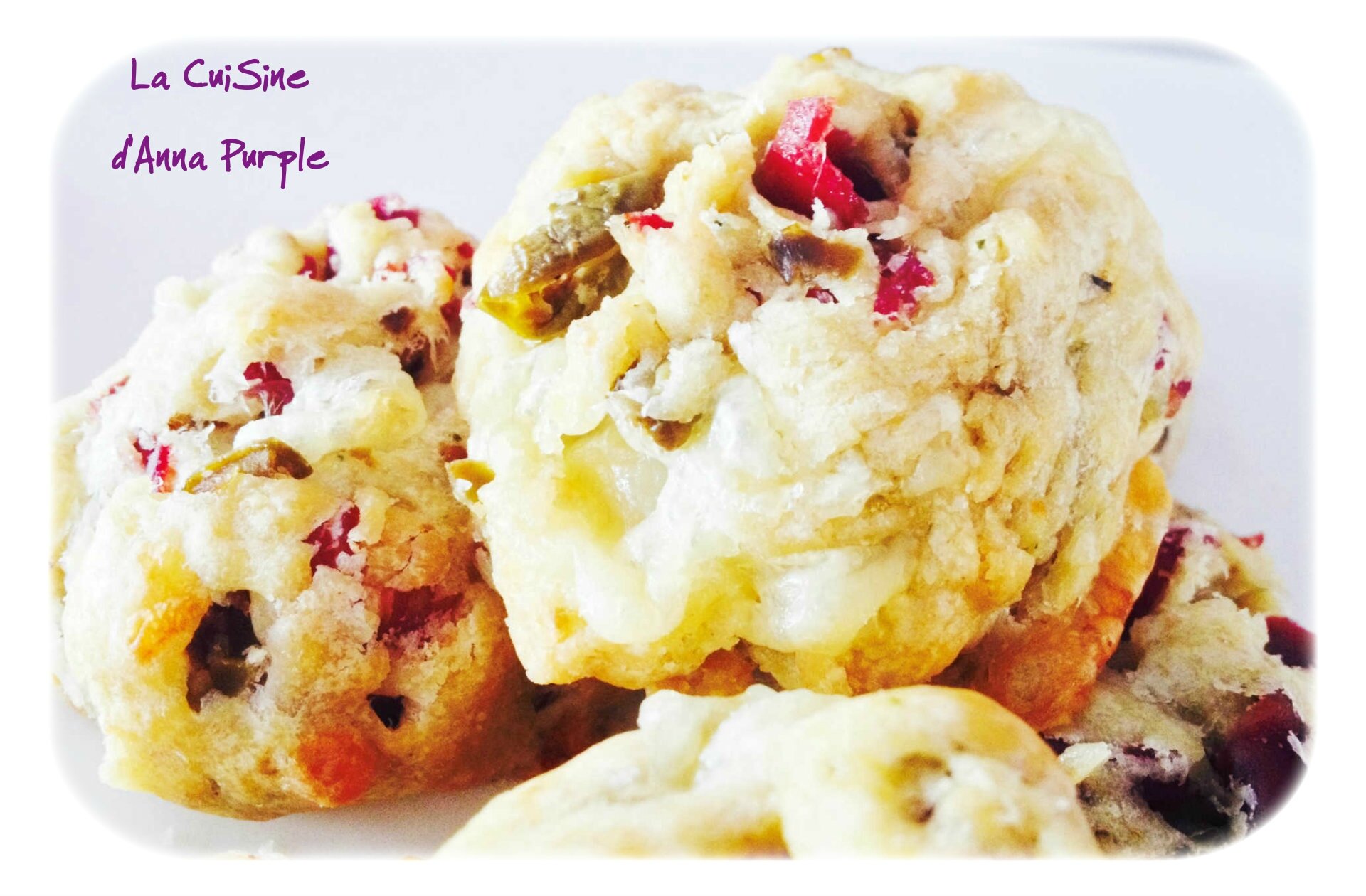 cookies olives vertes, coppa et comté 3 - LA CUISINE DANNA PURPLE
