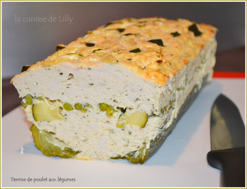 Terrine de poulet aux légumes La cuisine de Lilly