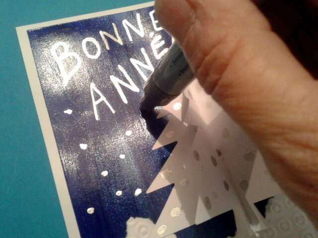 152_Noël et Nouvel an_ Carte Blanc Bleu Argent (36)