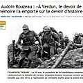 Verdun : 1 commémoration conservatrice ? 