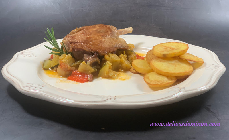 Cuisse de canard confit aux légumes du soleil 5