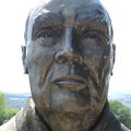 Château-Chinon, buste François Mitterrand vue de très près (58)
