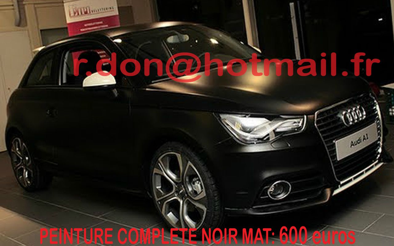 Audi A1, Audi A1, Audi A1 covering noir mat - Audi A1: Covering