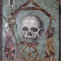Memento mori, mosaïque polychrome de Pompéi, Ier siècle, Musée national d'archéologie de Naples © Archives surintendance spéciale Beni et archologici Naples et Pompei