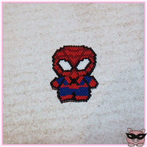 Spiderman en Perle Hama Midi - jeux-creatifs