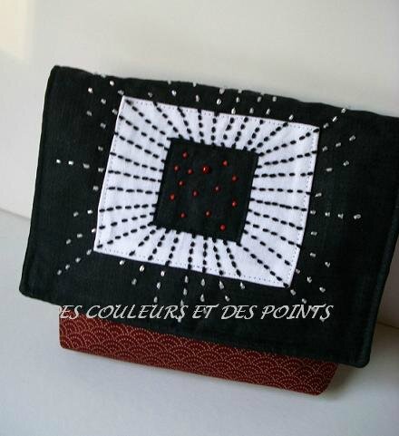 POCHETTE ESPRIT JAPON PERLES BIS