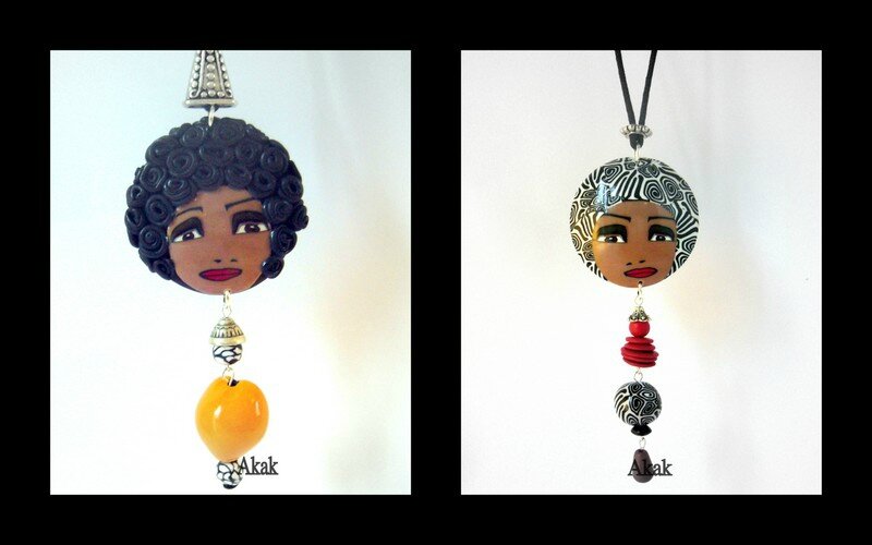 africaine et visage