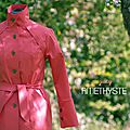 # grains de couture - trench amethyste de printemps