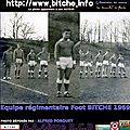 1969 équipe de foot régimentaire