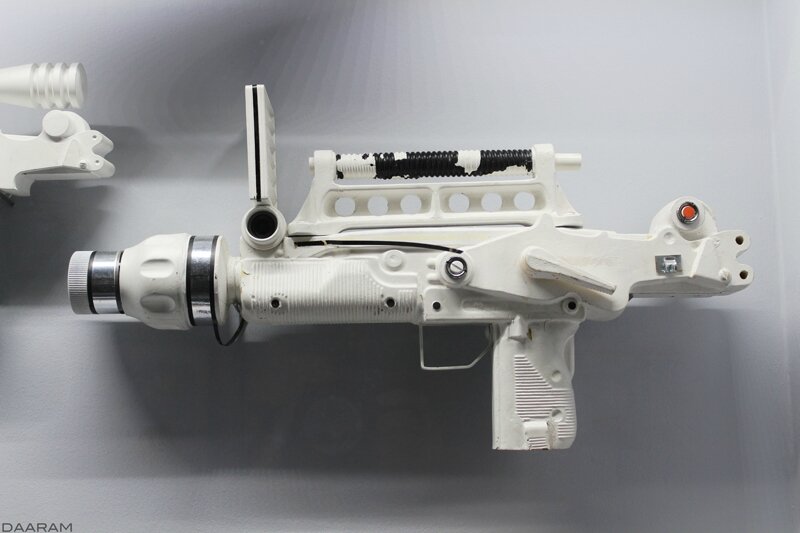 Prototype of laser rifle for space troopers. « Moonraker » 1979. Photo: Olivier Daaram Jollant © 2016