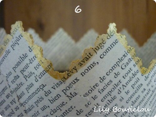 DIY - Préparatifs de Noël: la couronne en vieux papier - Lily Bouticlou