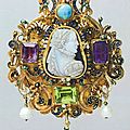 Gem-set gold pendant, c. 1570