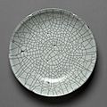 Flat Dish, Guan ware, Song dynasty (960-1279)