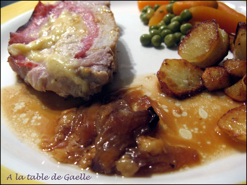 Déjeuner En Famille Rôti De Porc Orloff A La Table De Gaelle