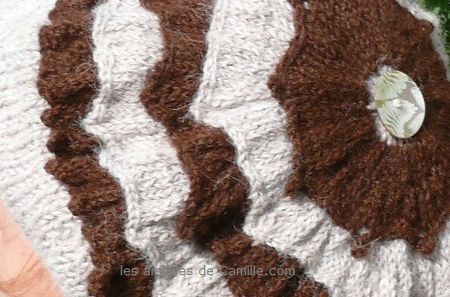 beret fleur 7 detail
