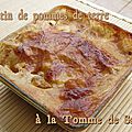 Gratin savoyard à la tomme de savoie