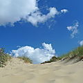 A la mer - dans les dunes -