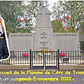 ZA-5 novembre 2022-accueil Flamme Arc de Triomphe