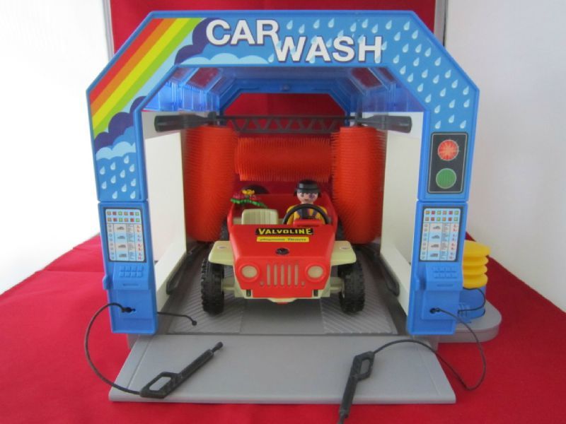 station de lavage voiture playmobil