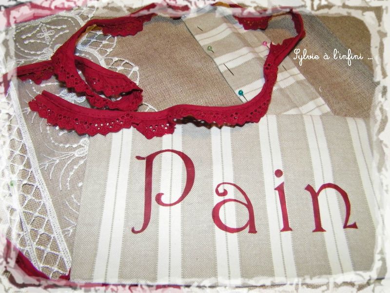 Un Jour Je Marierai Un Ange Tab Sac à pain & son Tuto - Sylvie à l'Infini