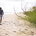L'enfant perdu sur la plage - cap ferret