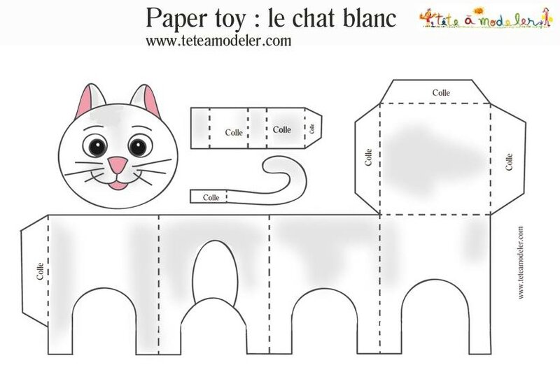 Marque page: chat - Papiers Cailloux Ciseaux
