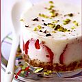Cheese cake agar-agar aux fraises