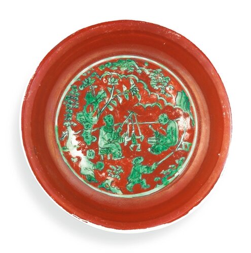 Red bowl with salad stock image. Image of dragon, balanced - 170940175