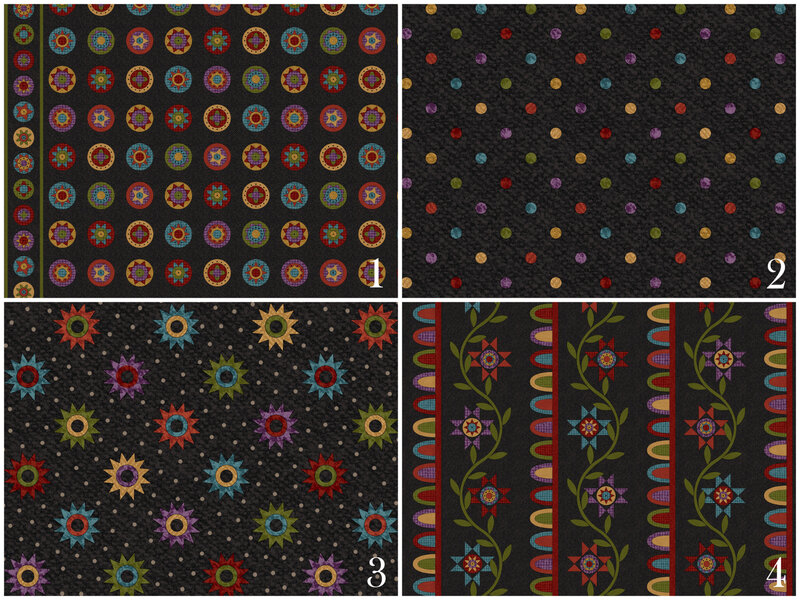 colorama penny rug