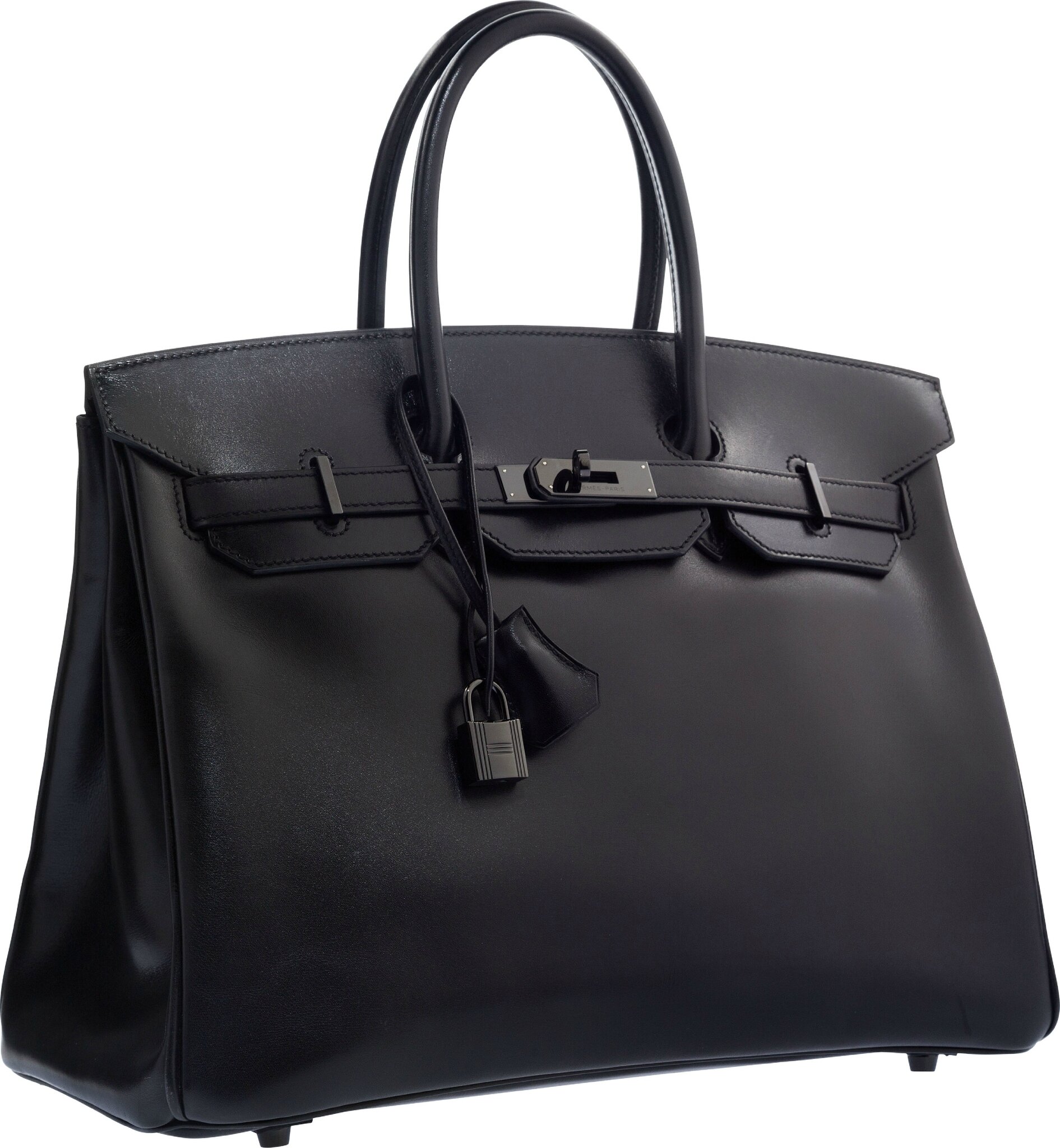 Sold at Auction: Hermes 35cm Tri-Color Togo Leather Birkin Bag W/Clochette,  Lock/Keys, & Dust Bag
