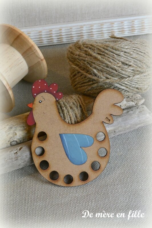 tri-fils poule
