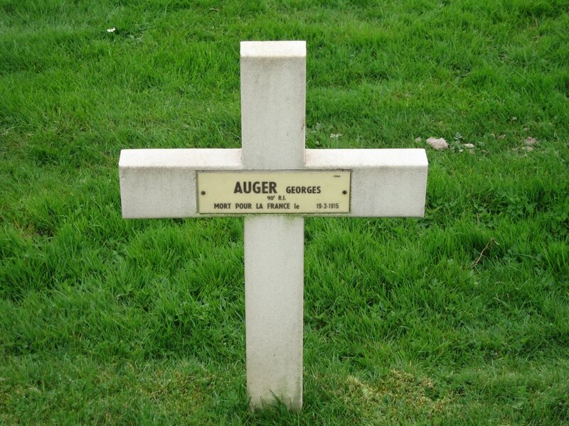 Jean Désiré Bailly La Mort Du Cerf AUGER Georges (Vicq sur Nahon) + 19/03/1915 Poperinghe (Belgique) - Les